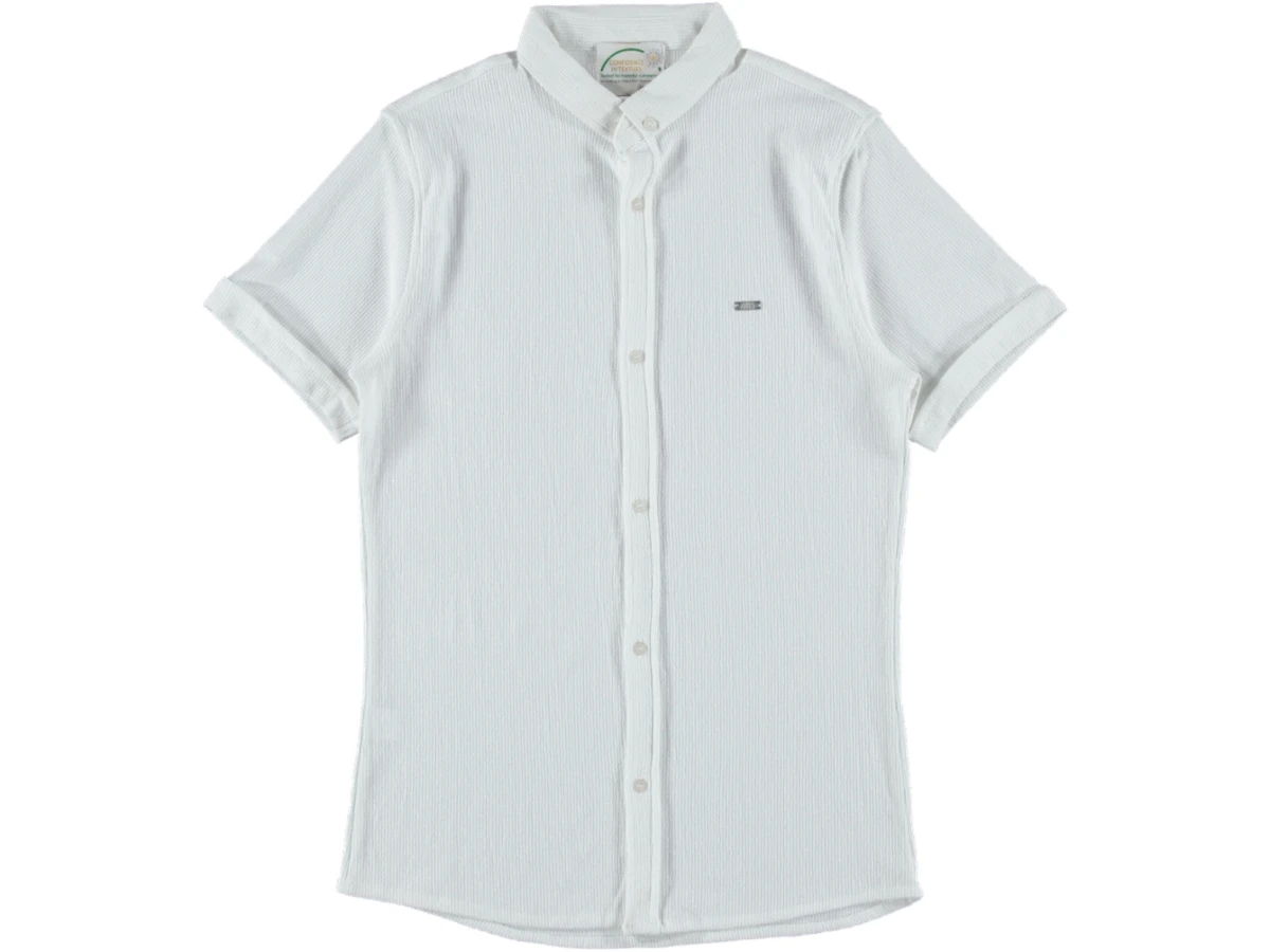JAKARLI GÖMLEK YAKA ERKEK TİŞÖRT S/2XL