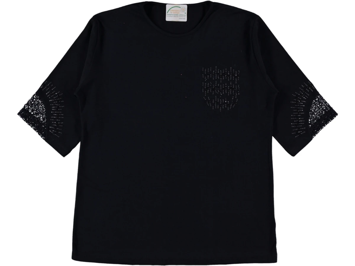 KADIN GESKOLDANTELLİ BLUZ 40/46