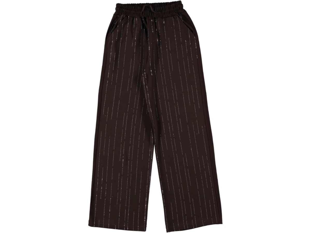 KESİK TAŞ BASKILI MODAL PLAZO ALT S/XL