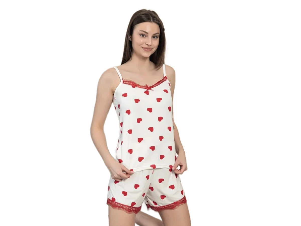 MİLAN ŞORTLU BAYAN PİJAMA TAKIM S/XL