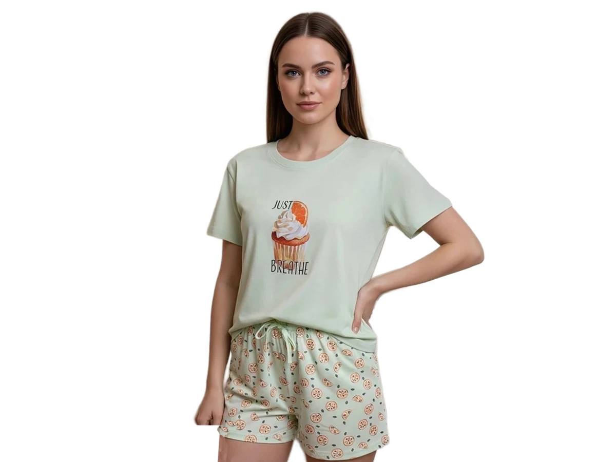 PENYE KISA KOL ŞORTLU PİJAMA TAKIM S/2XL
