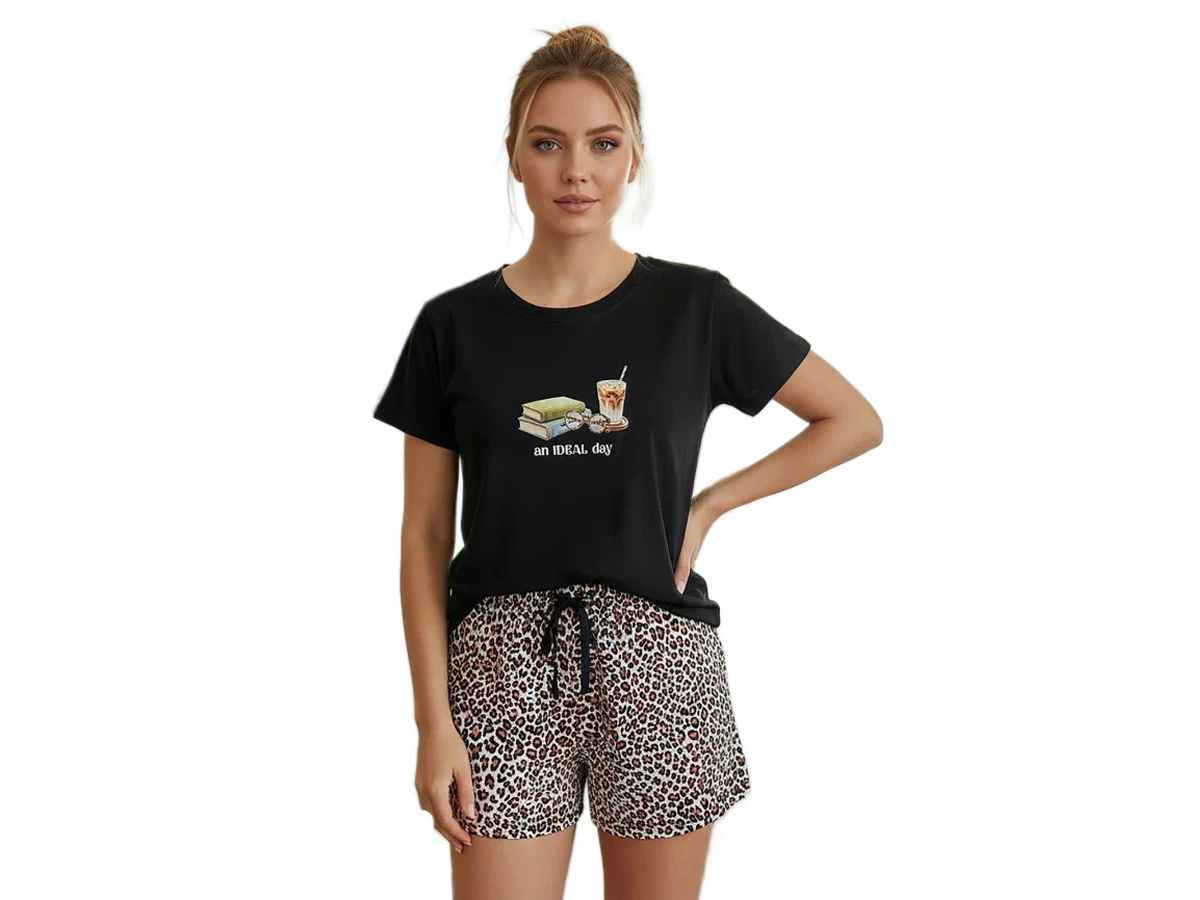 PENYE KISA KOL ŞORTLU BAYAN PİJAMA TAKIM S/2XL