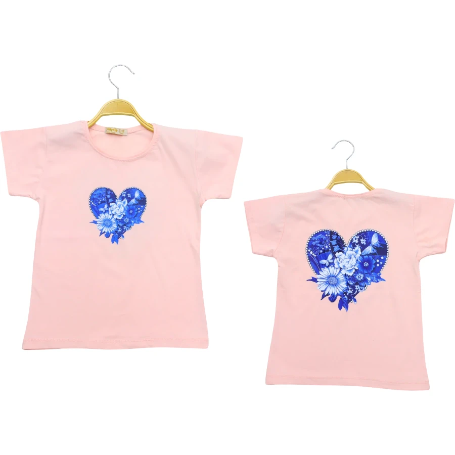 KALPLİ TSHİRT  3Y,5Y,7Y,9Y,11Y Kız