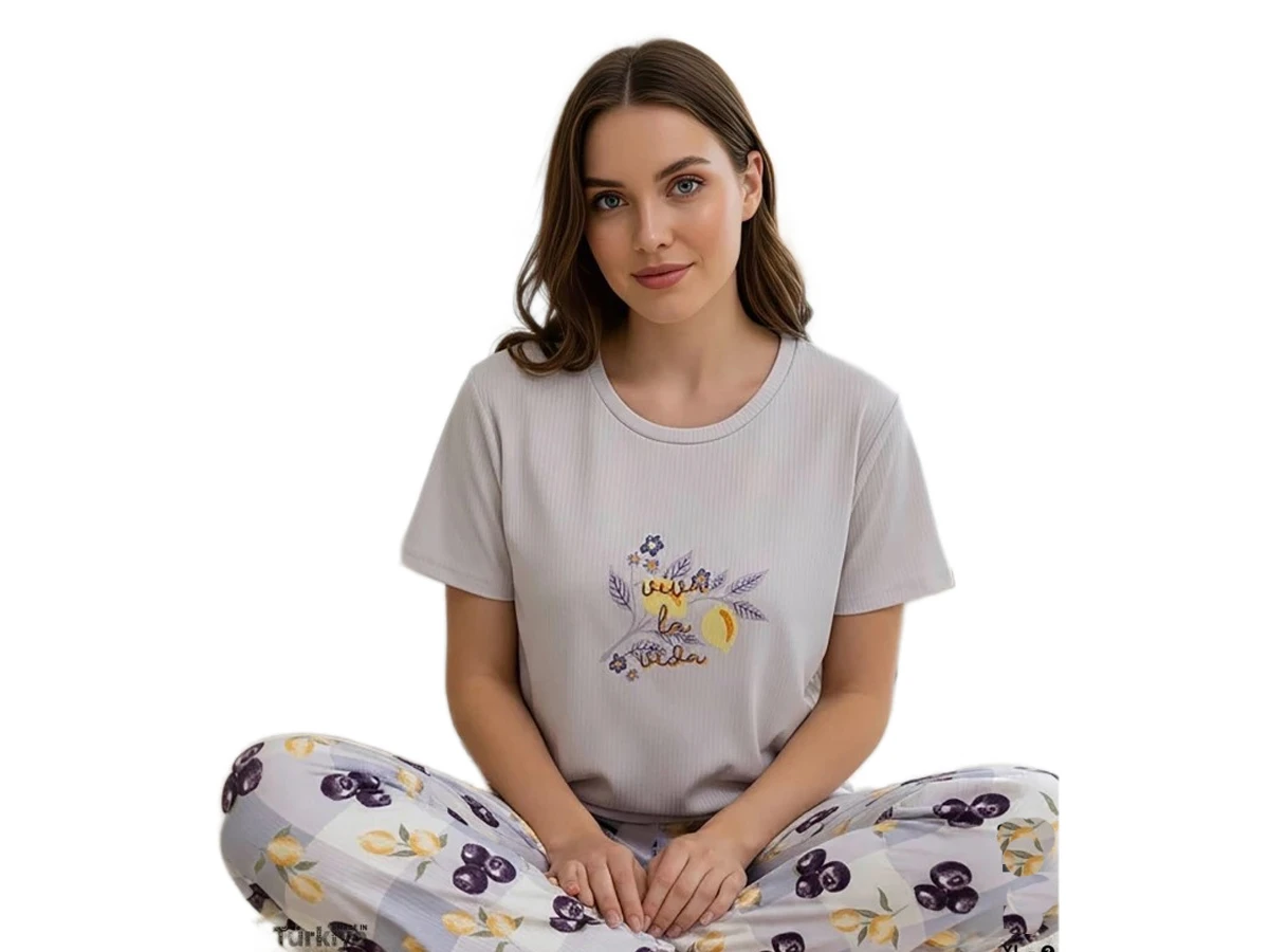 KAŞKORSE BAYAN PİJAMA TAKIM S/2XL