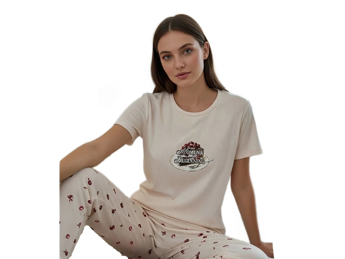 KAŞKORSE BAYAN PİJAMA TAKIM S/2XL