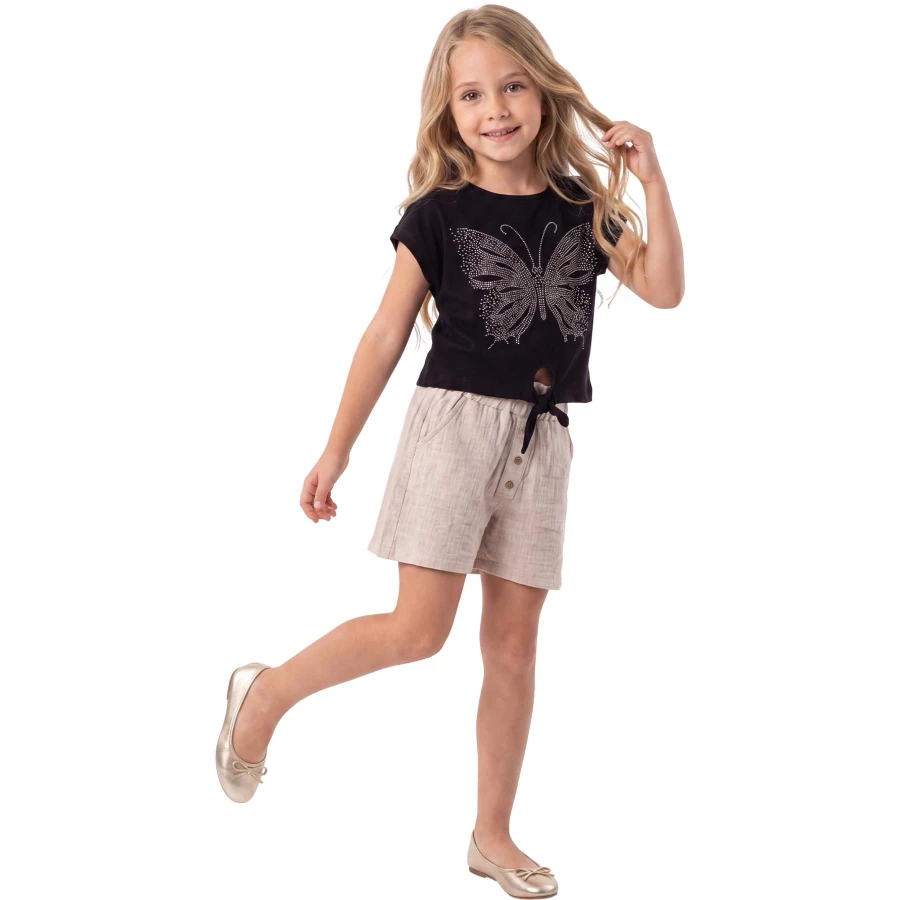 KELEBEK TAŞLI KIZ TAKIM 6Y,7Y,8Y,9Y Kız
