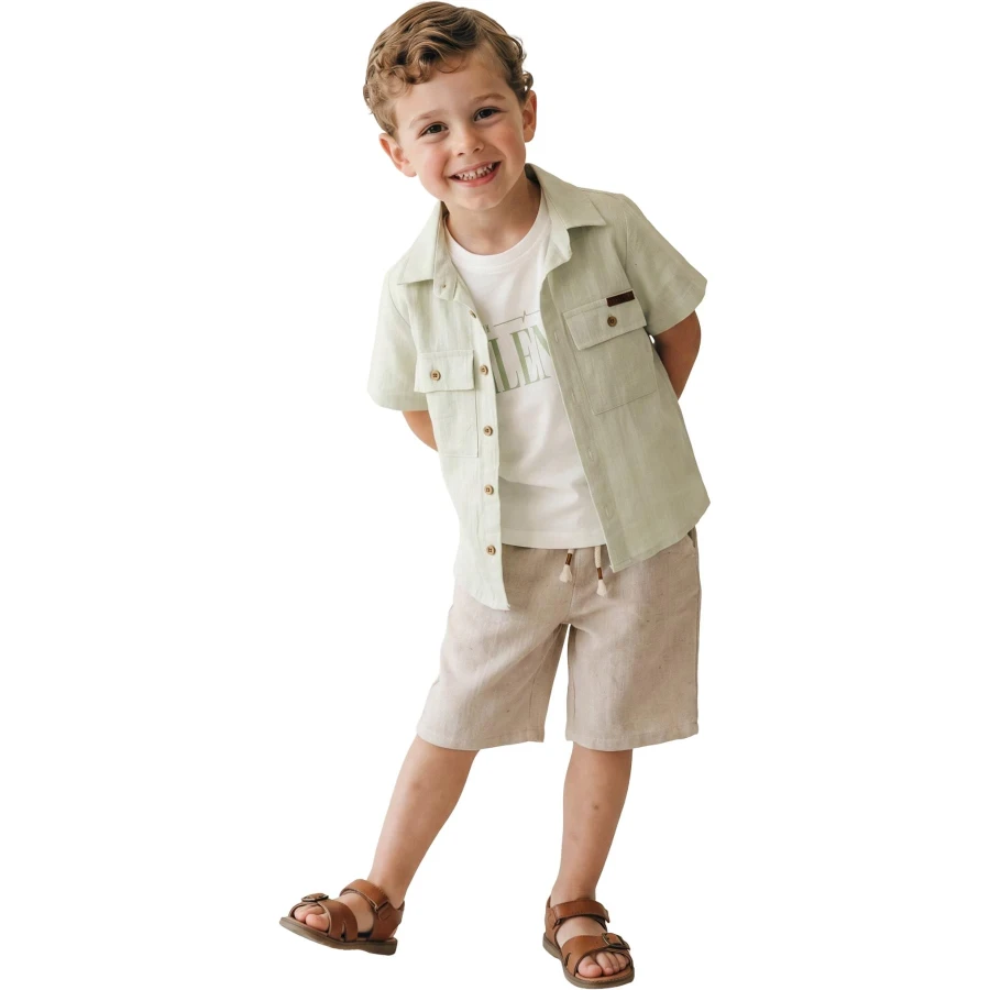 KETEN GÖMLEKLİ TAKIM 5Y,6Y,7Y,8Y Erkek