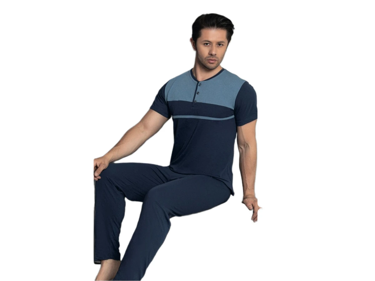 KISA KOL ERKEK PİJAMA TAKIM M/2XL
