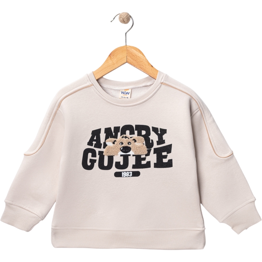 ANORY AYI SÜZİNE NAKIŞLI ERKEK SWEAT 1/4 YAŞ