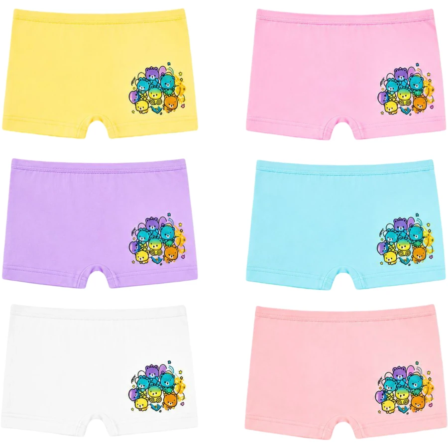 KIZ BASKILI BOXER 2Y,3Y Kız