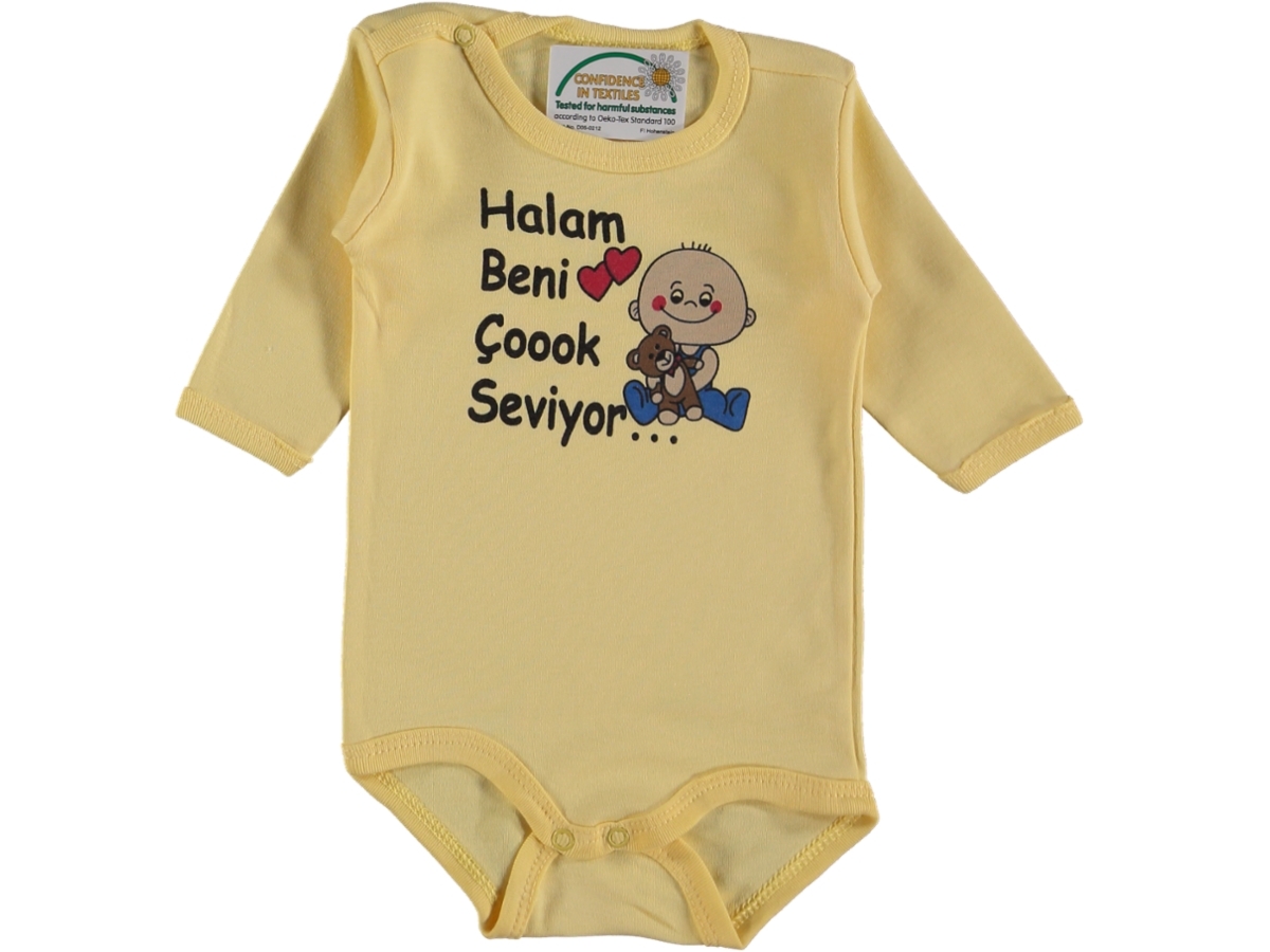 HALAM BENİ SEVİYOR BASKILI UZUNKOL ÇITÇITLI BADİ 9/18 AY