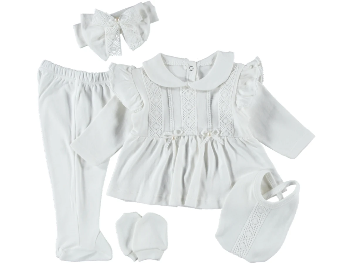 FİSTOLU BANDANALI 5 Lİ ZIBIN SET 1/3 AY