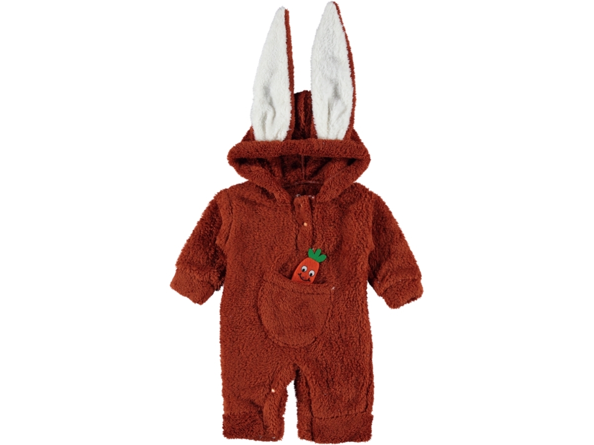 KIZ BEBEK HAVUÇ FİGÜRLÜ TAVŞAN GÖRÜNÜMLÜ WELSOFT TULUM 6/12 AY
