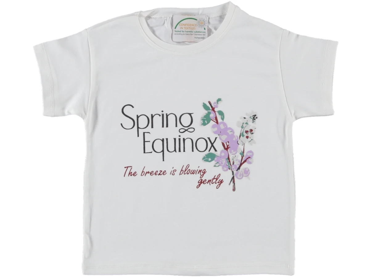 SPRING BASKILI SÜPREM KIZ TİŞÖRT 3/12 YAŞ