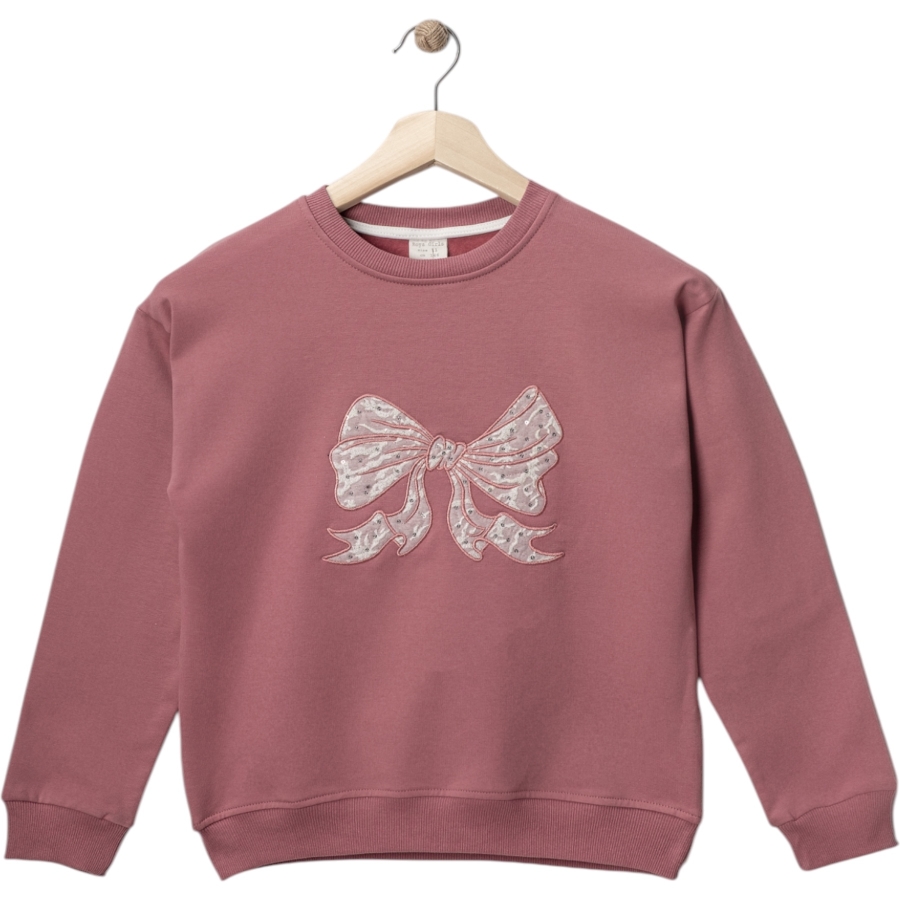 FİYONK NAKIŞLI İKİ İP ŞARDONLU KIZ SWEAT 11/14 YAŞ