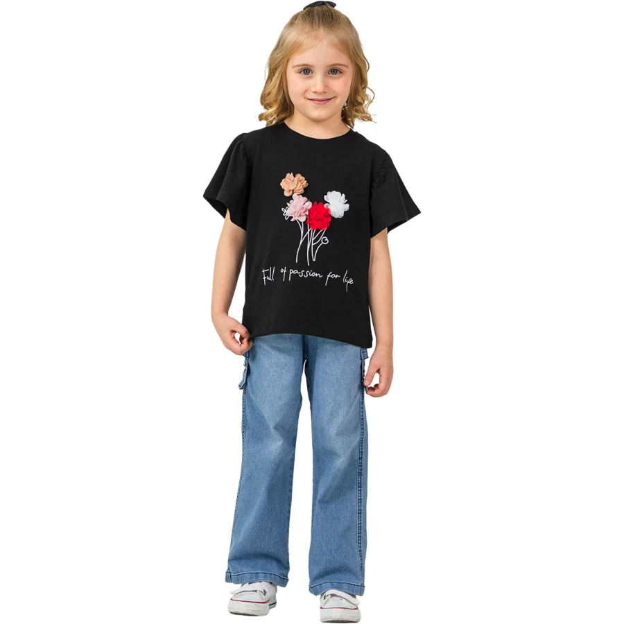 KIZ ÇOCUK TSHİRT  5Y,6Y,7Y,8Y Kız