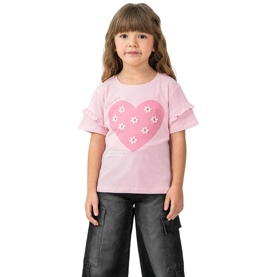 KIZ ÇOCUK TSHİRT  5Y,6Y,7Y,8Y Kız