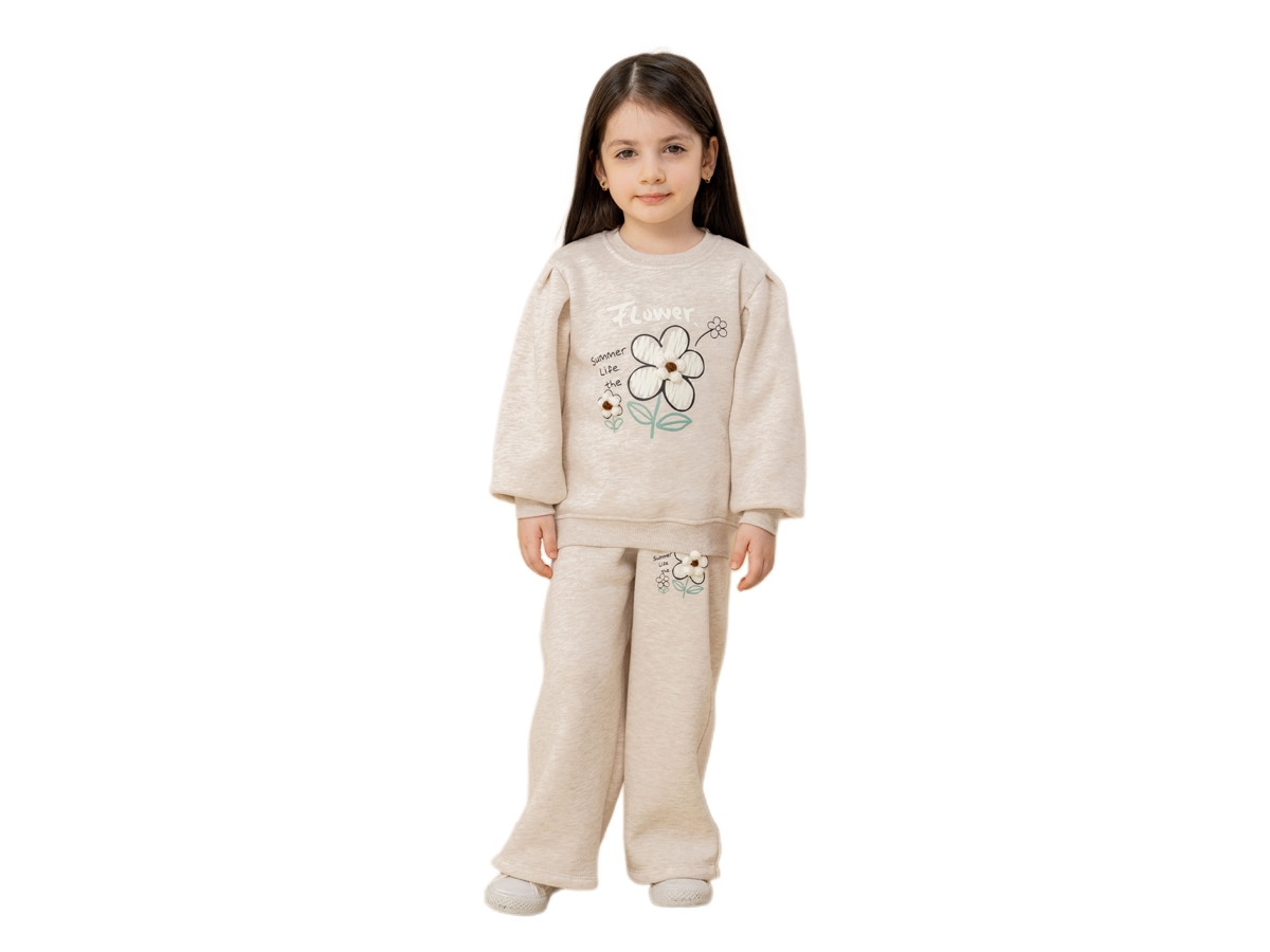 KIZ ÇOCUK ÜÇ İPLİK TAKIM 2Y,3Y,4Y,5Y