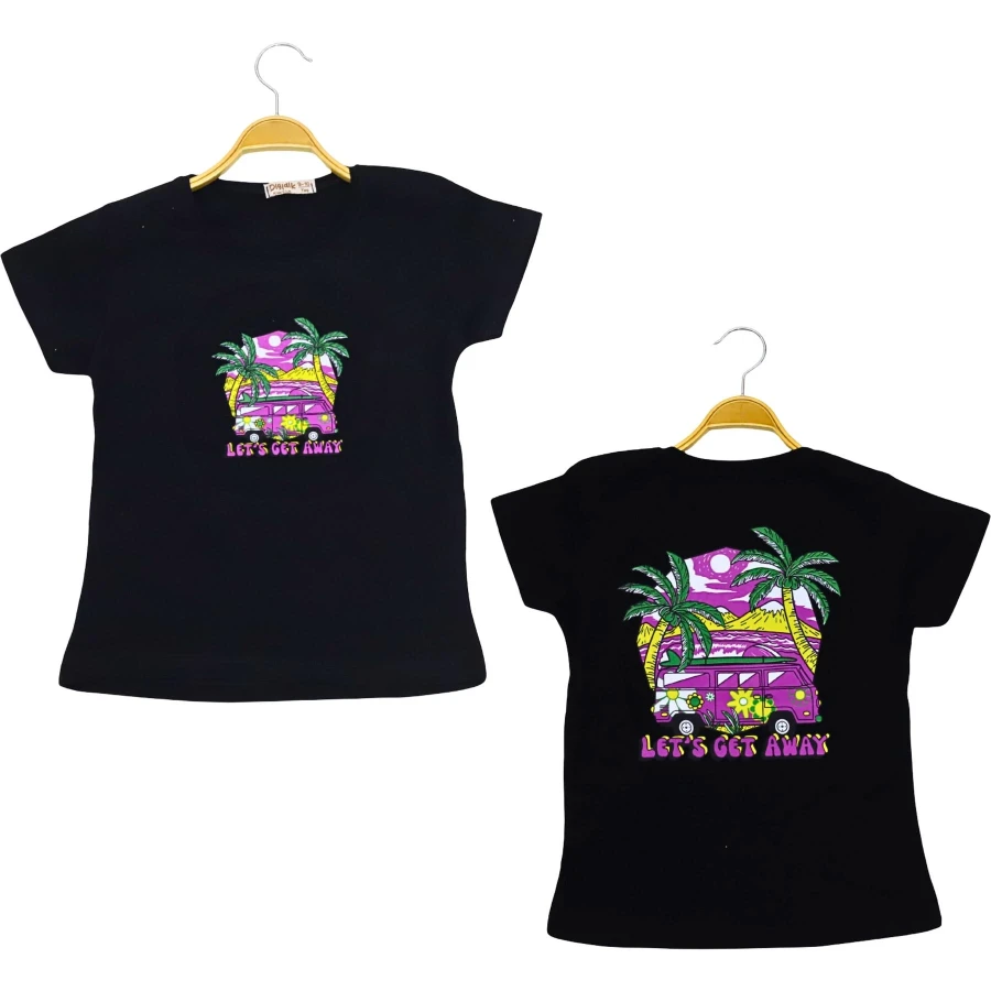 LETS KIZ TSHİRT  3Y,5Y,7Y,9Y,11Y Kız