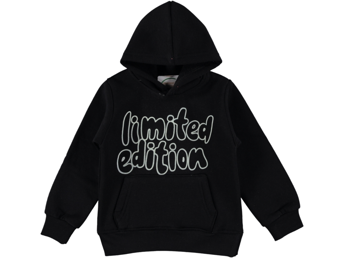 LİMİTED BASKILI KAPÜŞONLU ÜÇ İP ERKEK SWEAT 3/7 YAŞ