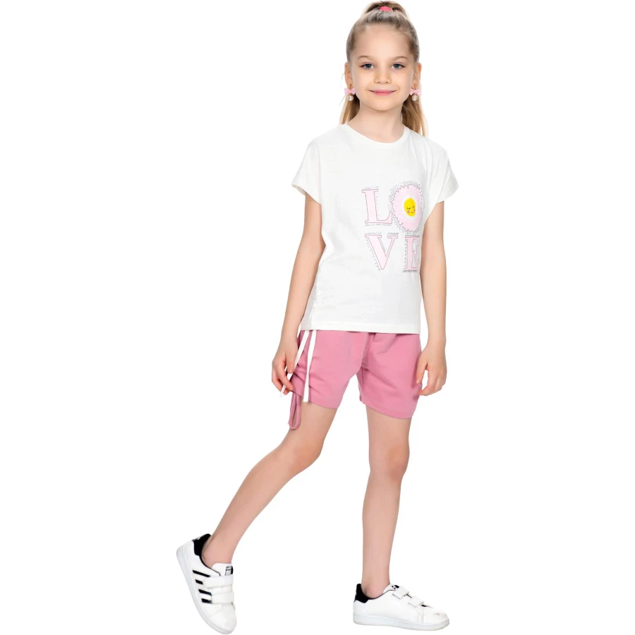 LOVE NAKIŞ KOL FIRFIR 3Y,4Y,5Y,6Y,7Y,8Y,9Y,10Y Kız