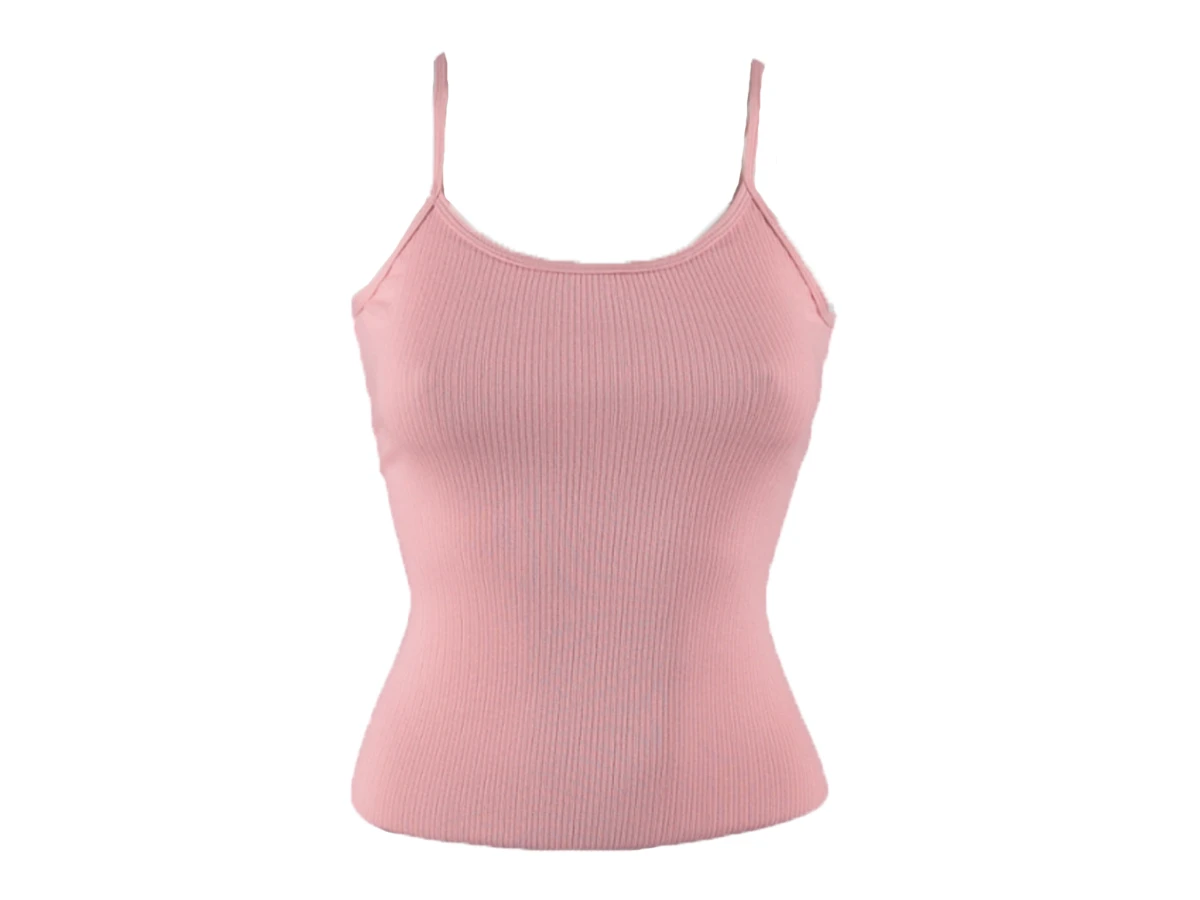 L/XL KİREMİT LYC TRANSFERLİ İP ASKILI BAYAN ATLET