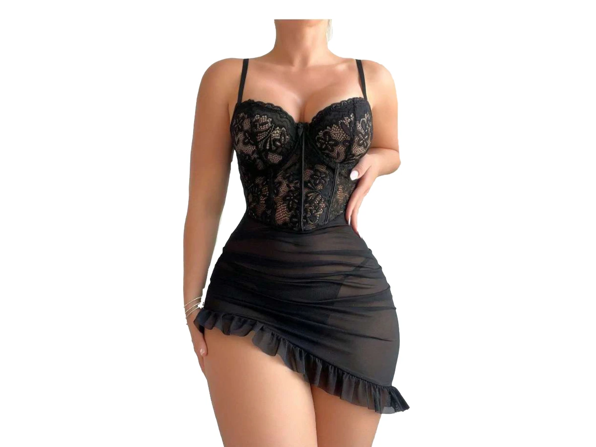 M LİKRALI TÜL GECELİK