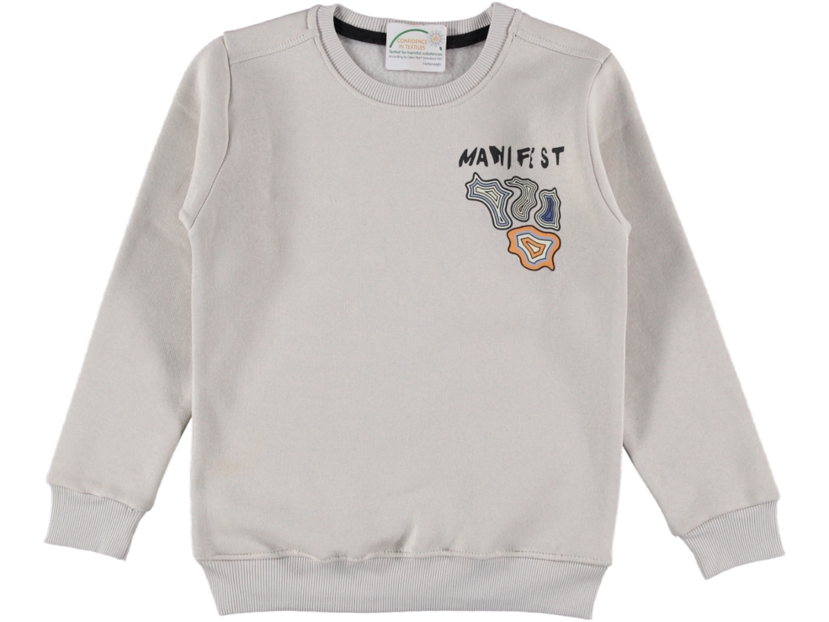 MANİFİST BASKILI ÜÇ İP ERKEK SWEAT 9/12 YAŞ