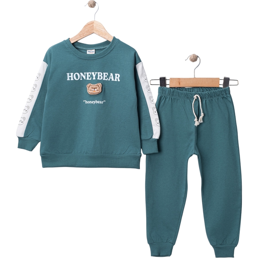 HONEYBEAR FİGÜRLÜ İKİ İP TAKIM 1/4 YAŞ