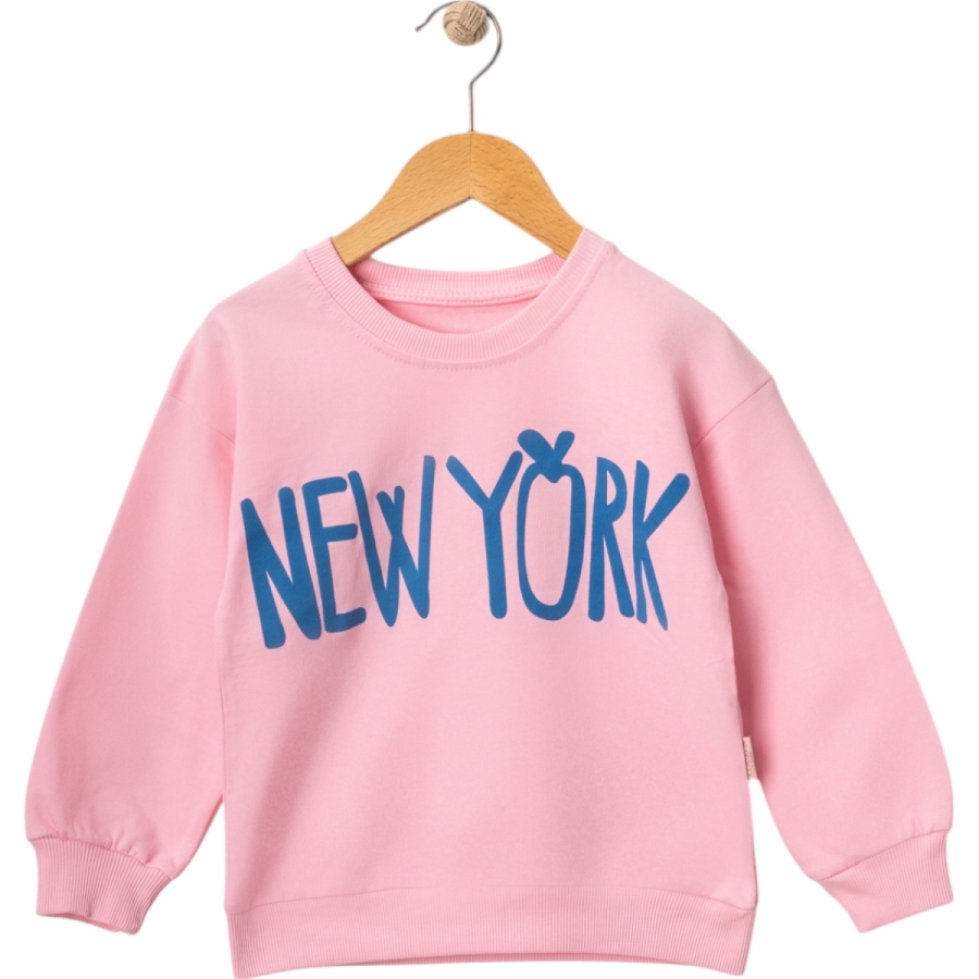 NEW YORK PENYE KIZ SWEAT 3/7 YAŞ