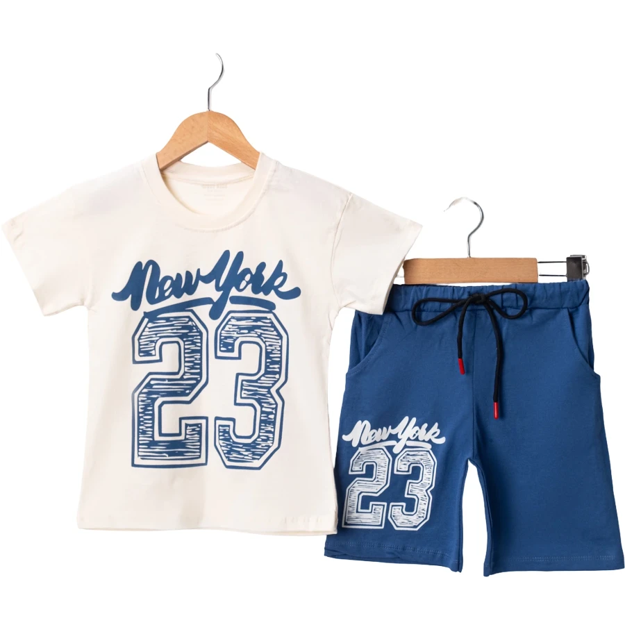 NEWYORK 23 BASKILI CEPLİ KEMERLİ ALT 2 İPLİK TKM 4Y,5Y,6Y,8Y,10Y Erkek