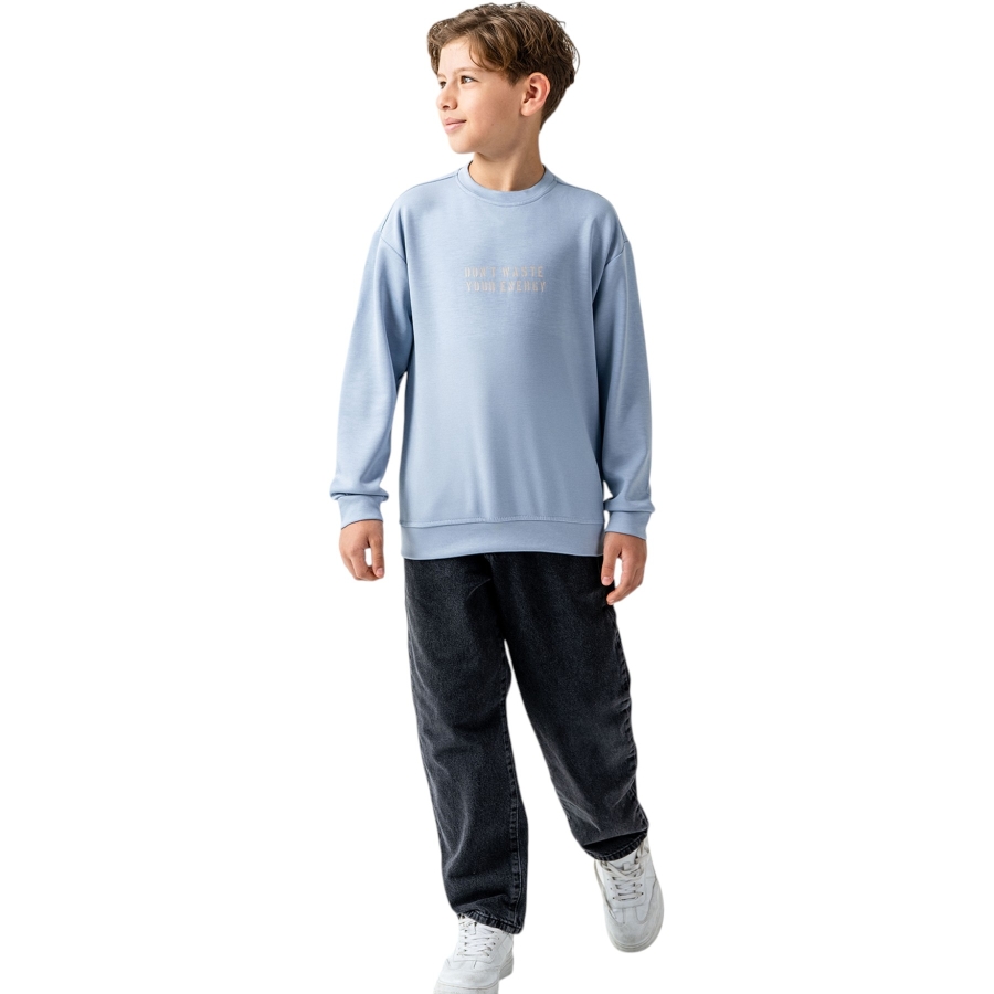 DONT VASTE BASKILI O YAKA ERKEK SWEAT 7/10 YAŞ