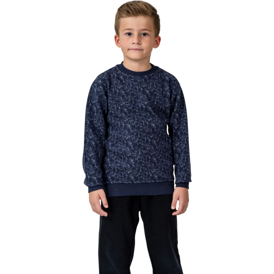 O YAKA JAKARLI ERKEK SWEAT 3/6 YAŞ
