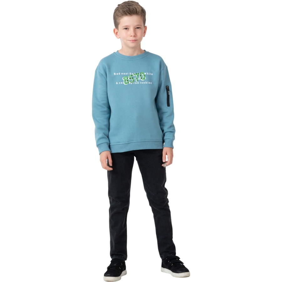 8570 BASKILI ÜÇ İP ERKEK SWEAT 11/14 YAŞ