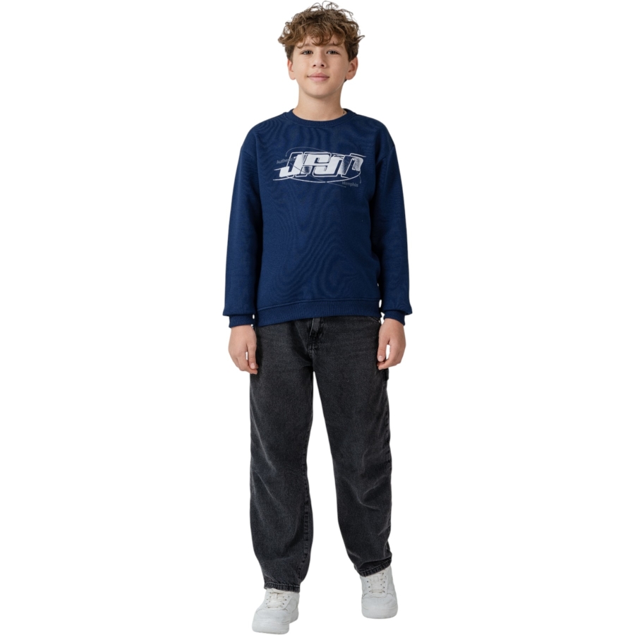 JSR BASKILI ÜÇ İP ERKEK SWEAT 11/14 YAŞ