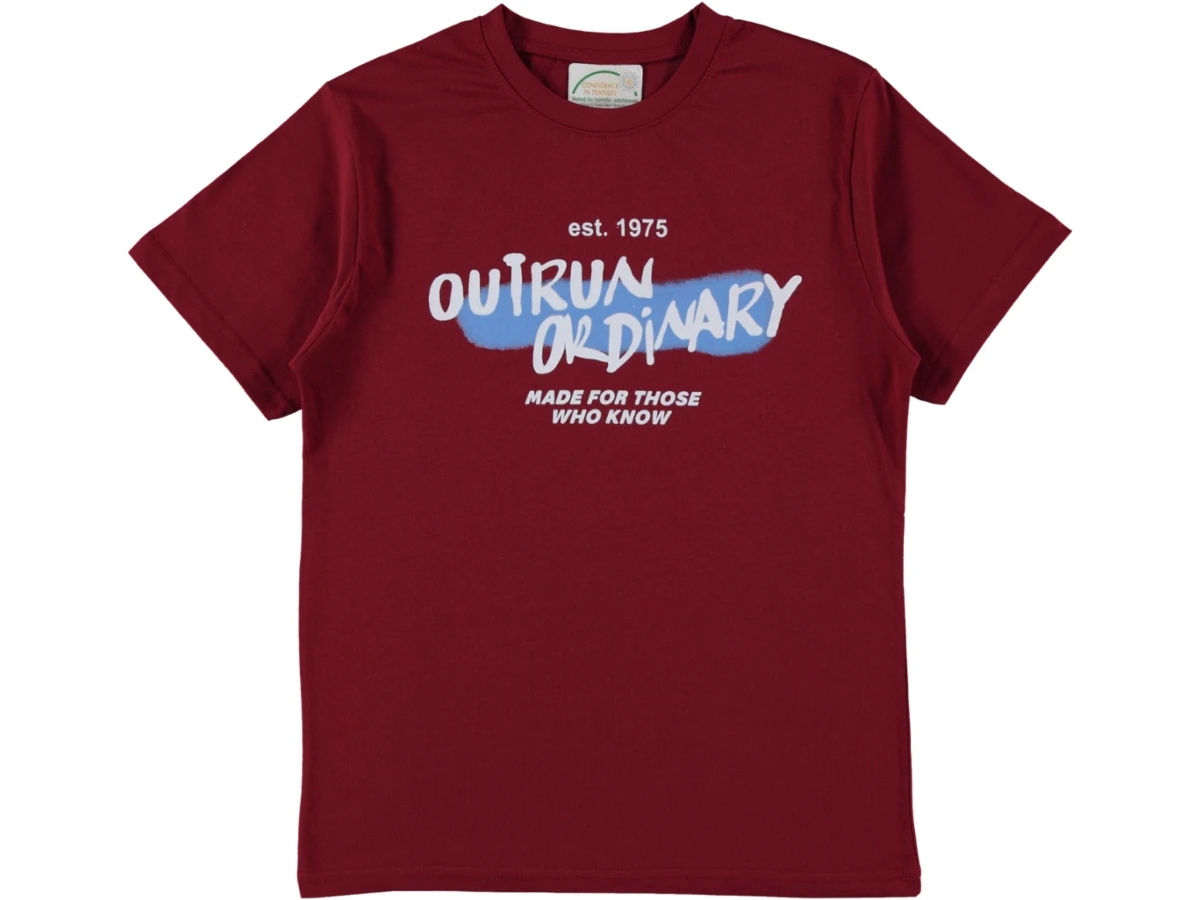 OUTRUN BASKILI SÜPREM TİŞÖRT 14/17 YAŞ