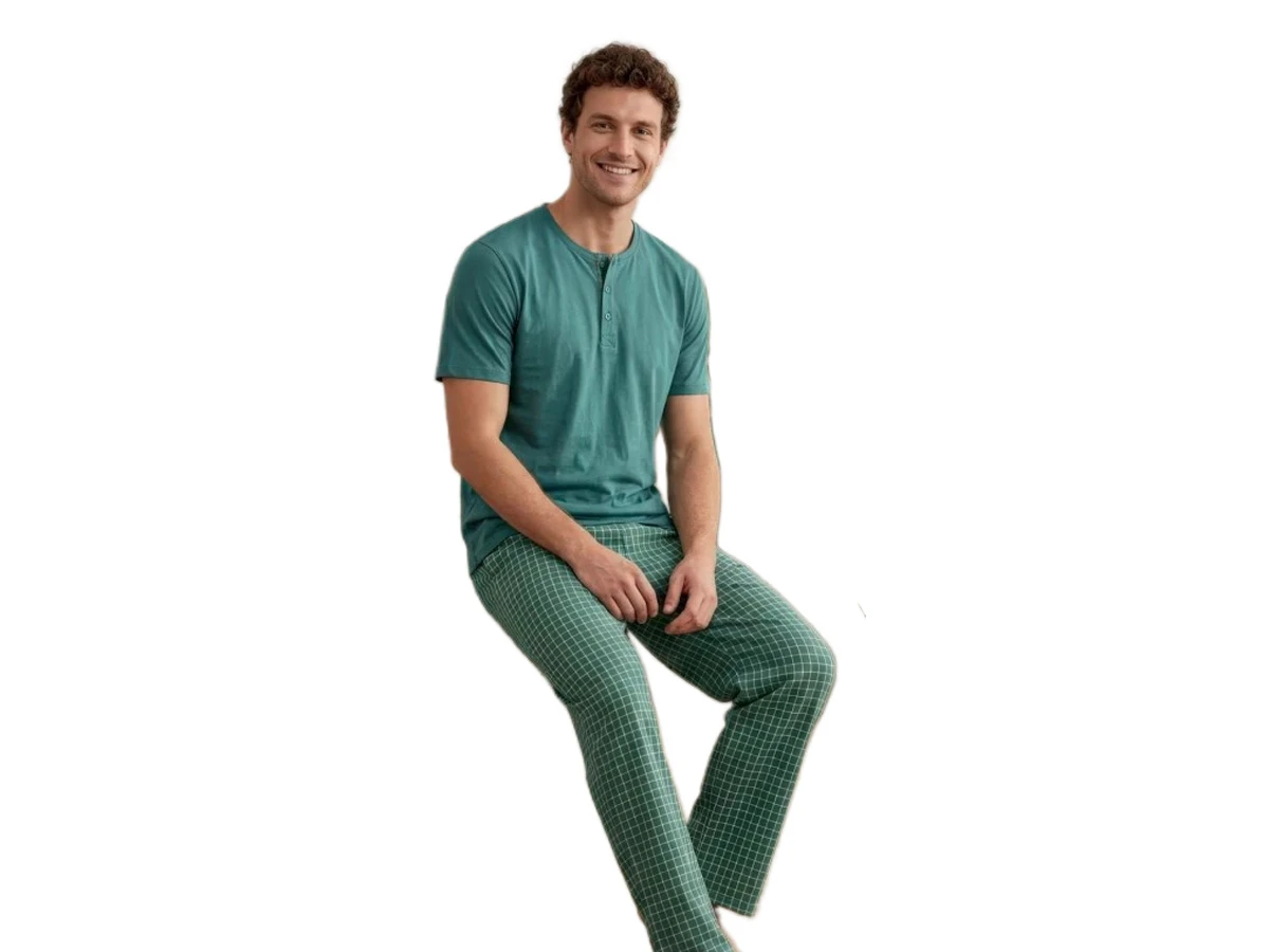 PENYE KISA KOL ERKEK PİJAMA TAKIM M/2XL