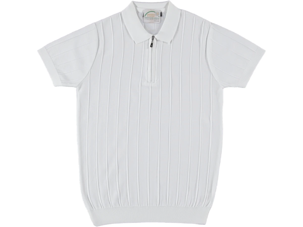 POLO YAKA FERMUARLI ERKEK TİŞÖRT M/XXL