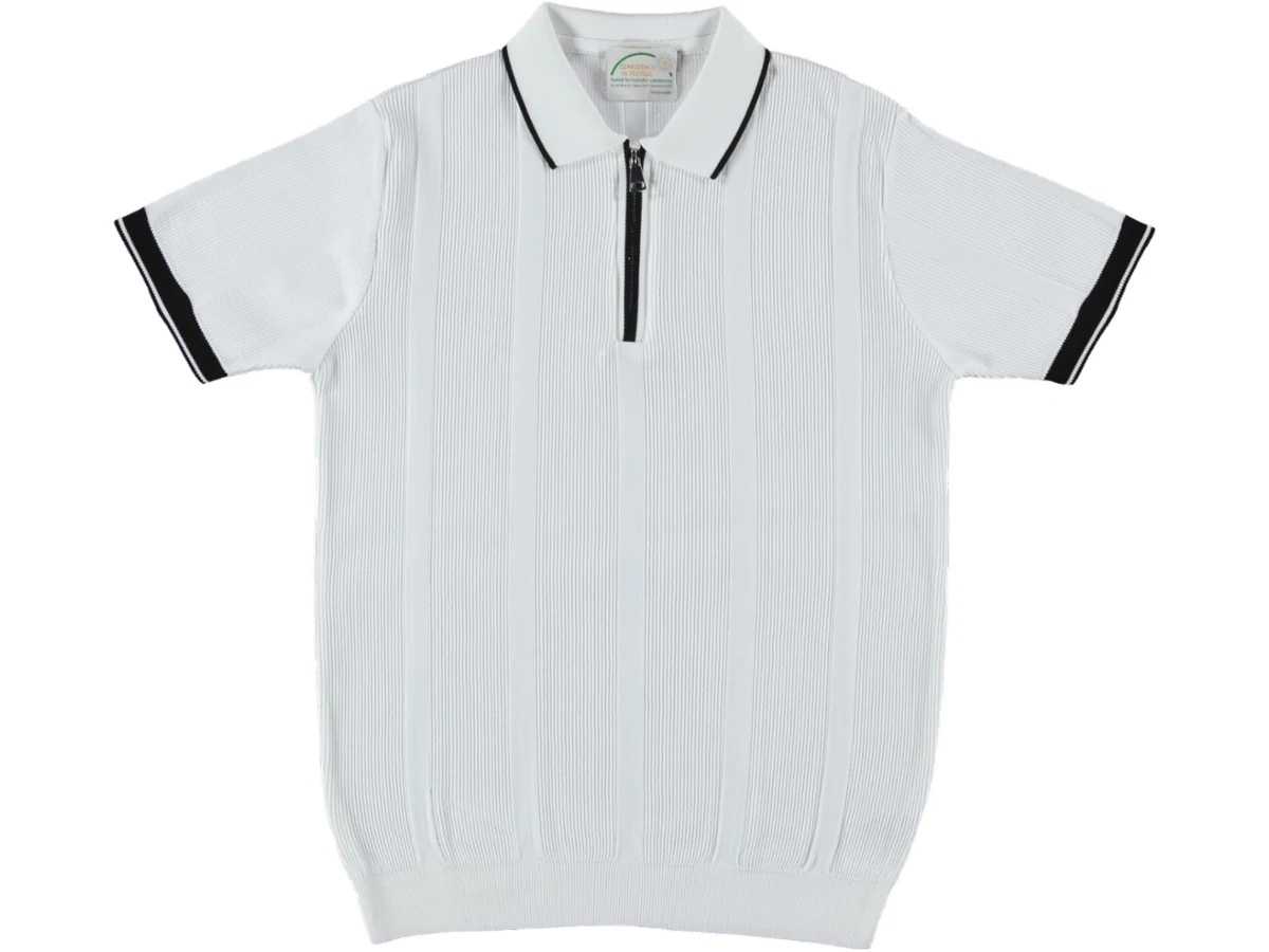 POLO YAKA FERMUARLI ERKEK TİŞÖRT S/XXL