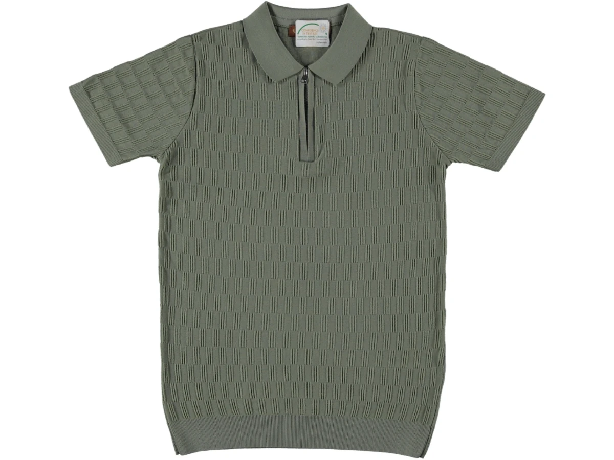 POLO YAKA FERMUARLI ERKEK TİŞÖRT S/XXL