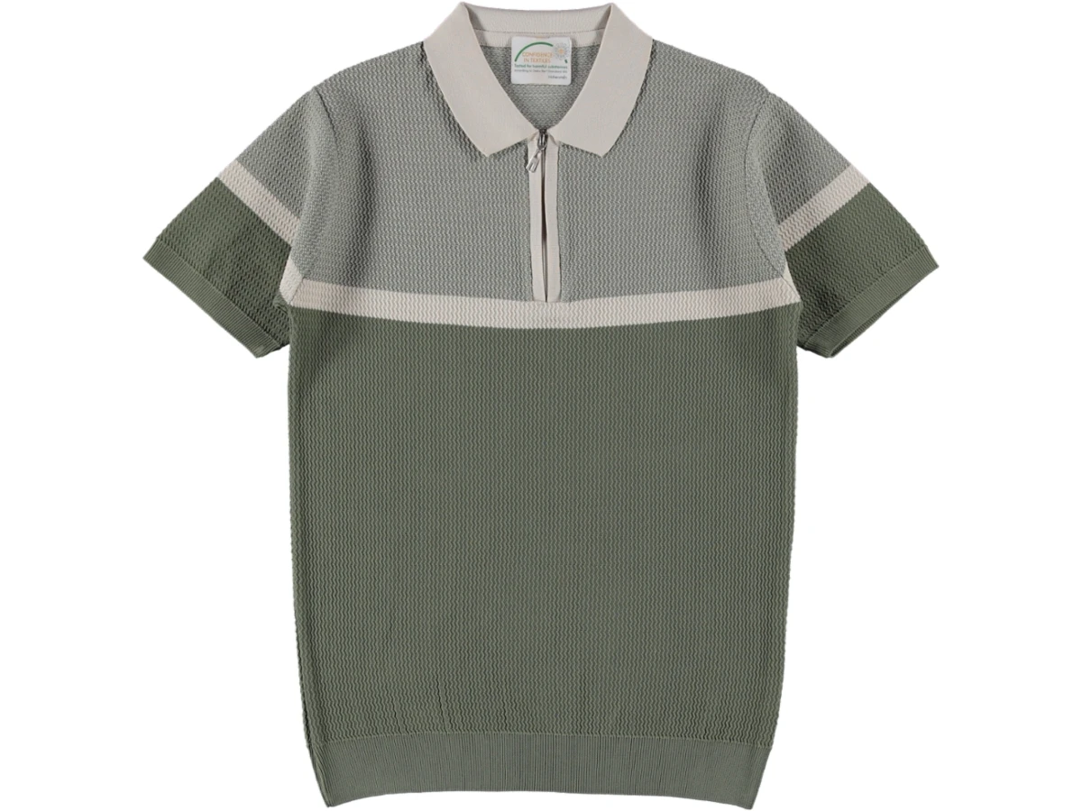 POLO YAKA FERMUARLI TİŞÖRT S/XXL