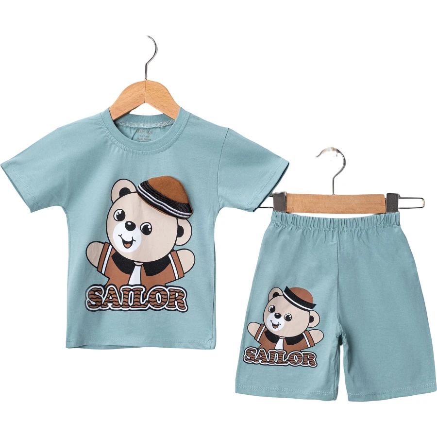 SAILOR AYICIK BASKILI ŞAPKA MOBİL NAKIŞLI PENYE TKM 2Y,3Y,4Y,5Y Erkek