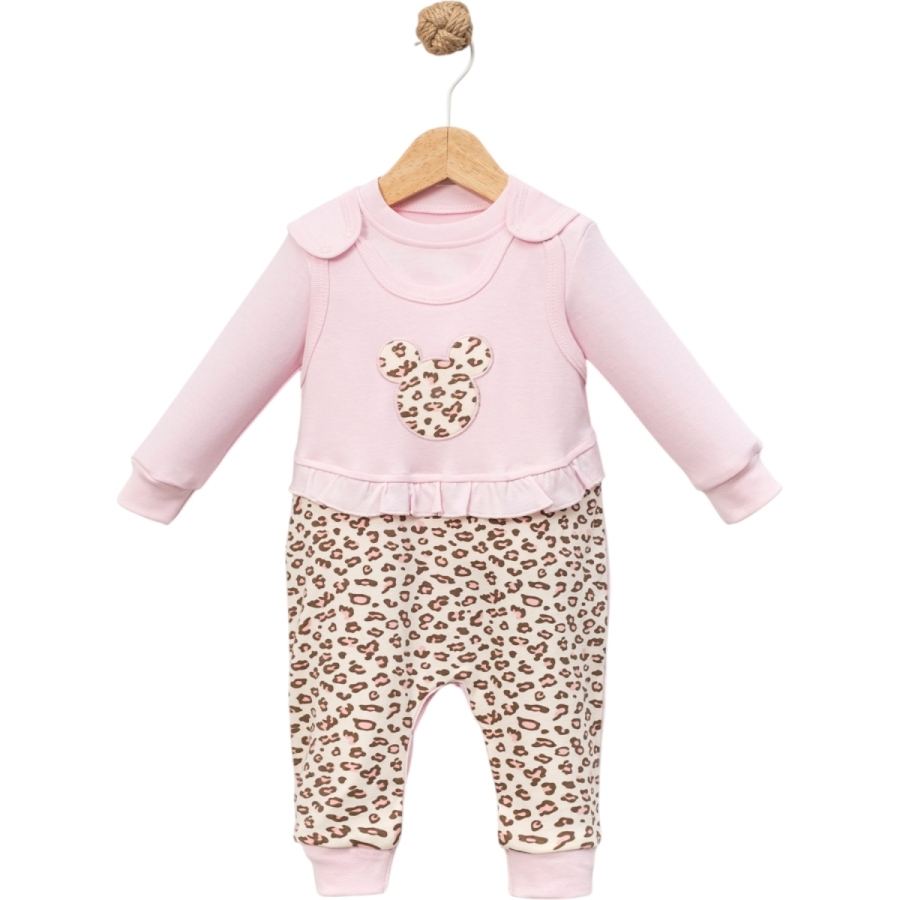 LEOPAR BASKILI KIZ SALOPET 6/12 AY