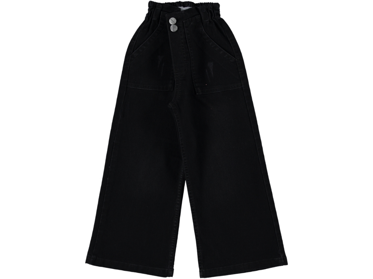 SİYAH KIZ KOT PANTOLON 6/10 YAŞ