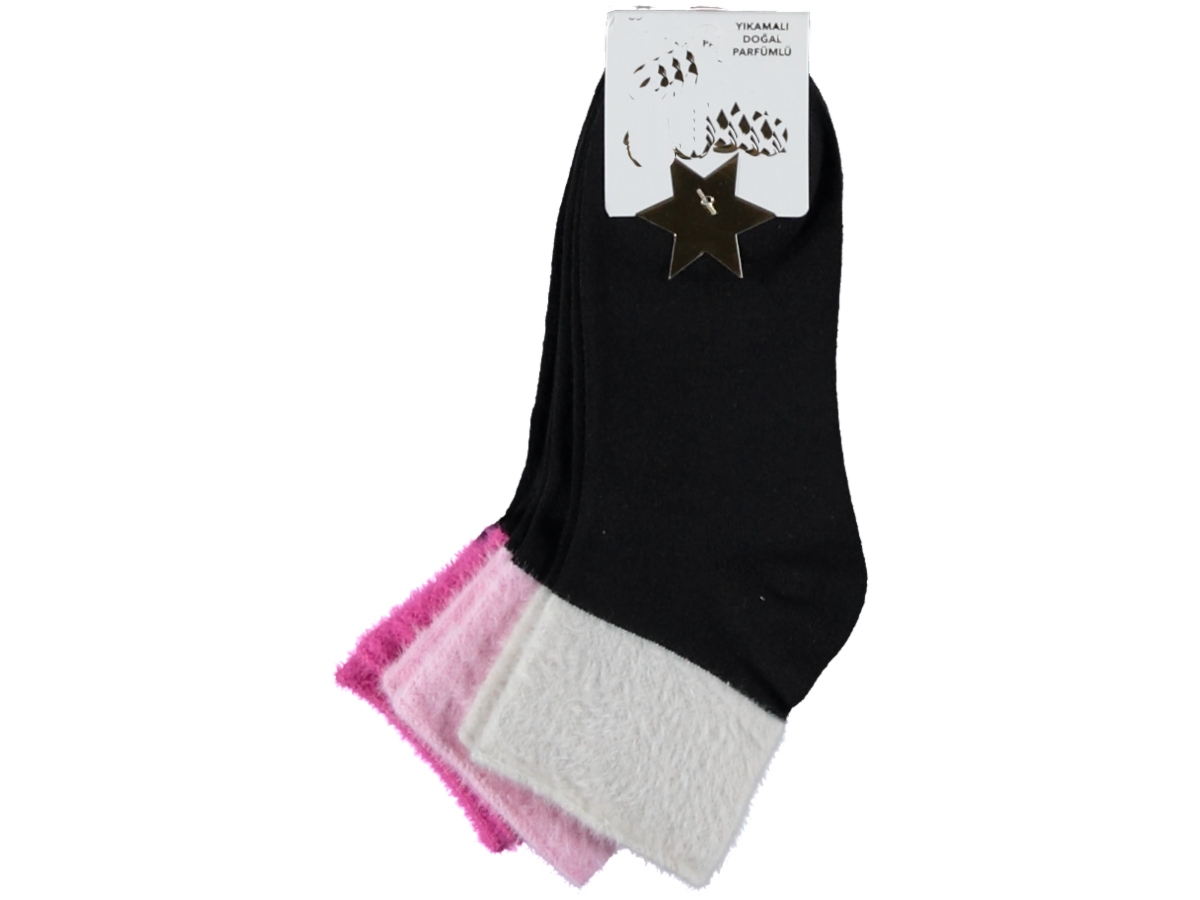 TÜYLÜ BAYAN BOT ÇORAP