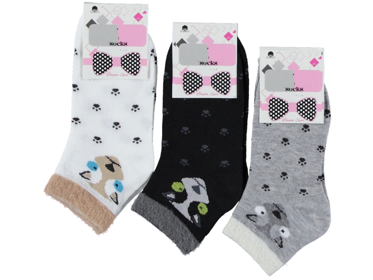 TÜYLÜ BAYAN PATİK ÇORAP