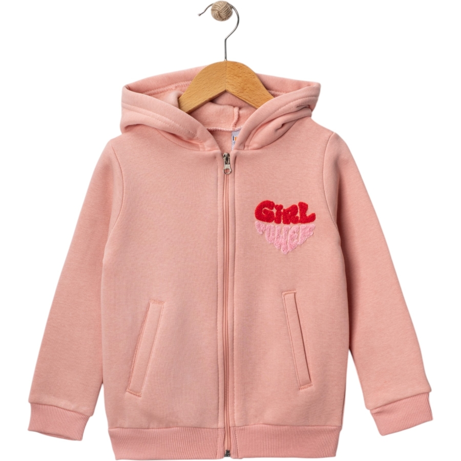 GIRL NAKIŞLI ÜÇ İP KIZ HIRKA 5/8 YAŞ