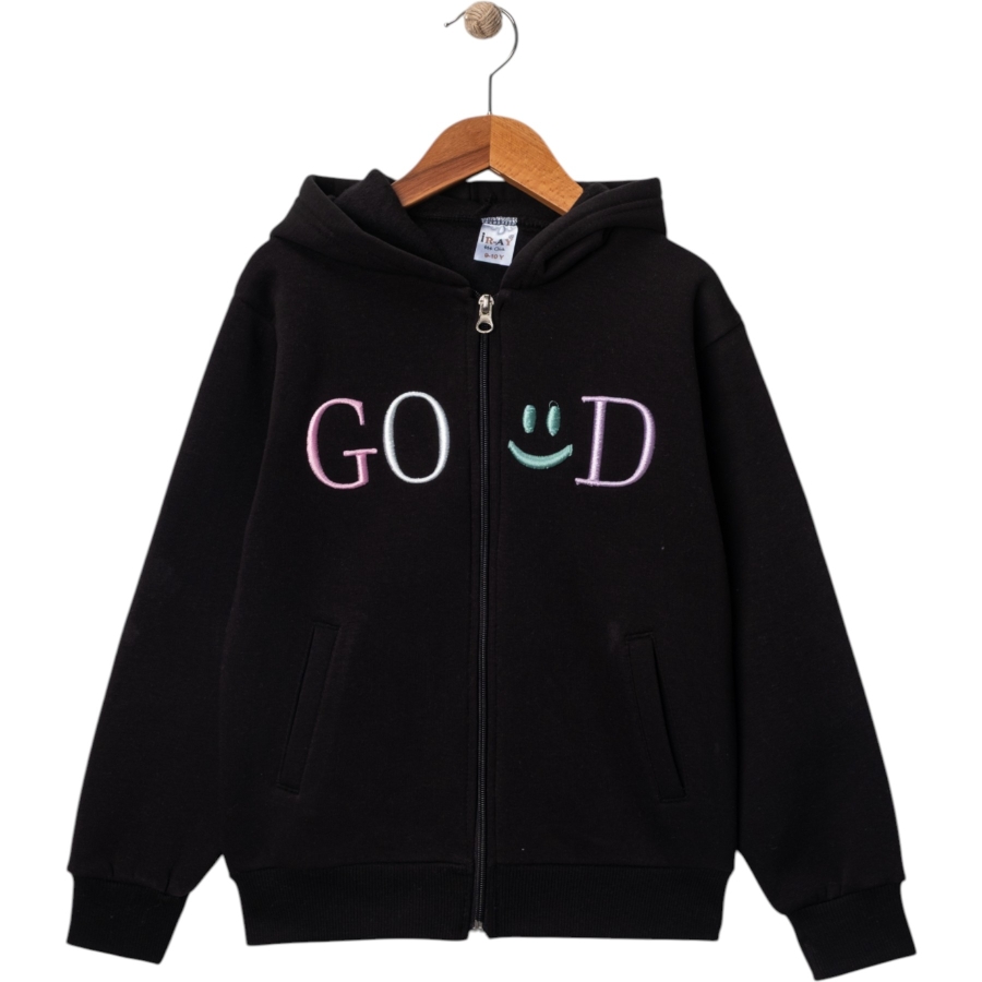 GOOD NAKIŞLI ÜÇ İP KIZ HIRKA 9/12 YAŞ