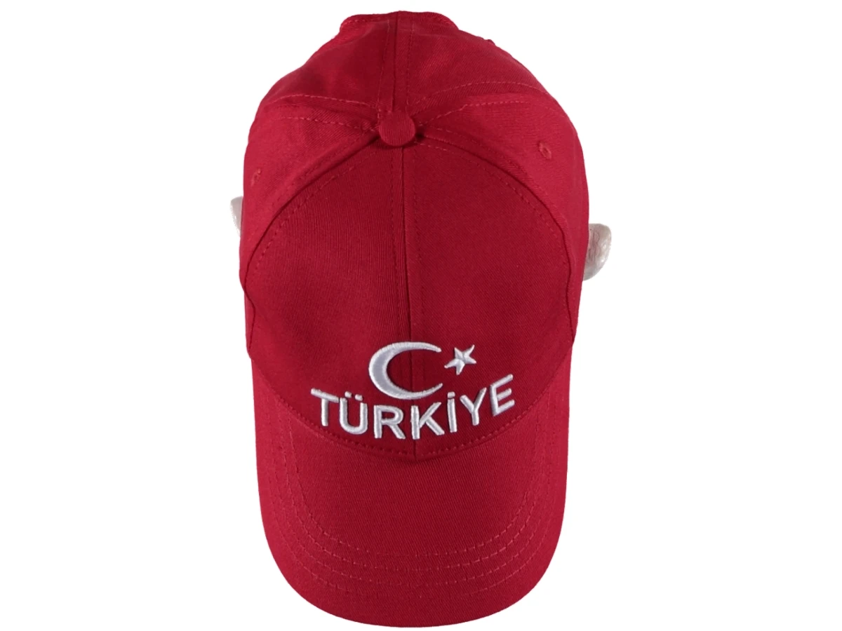 UNİSEX YETİŞKİN KIRMIZI BASİC TÜRKİYE KEP 58