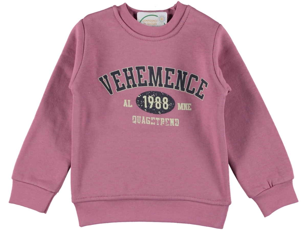 VEHEMENCE BASKILI ÜÇ İP SWEAT 3/7 YAŞ